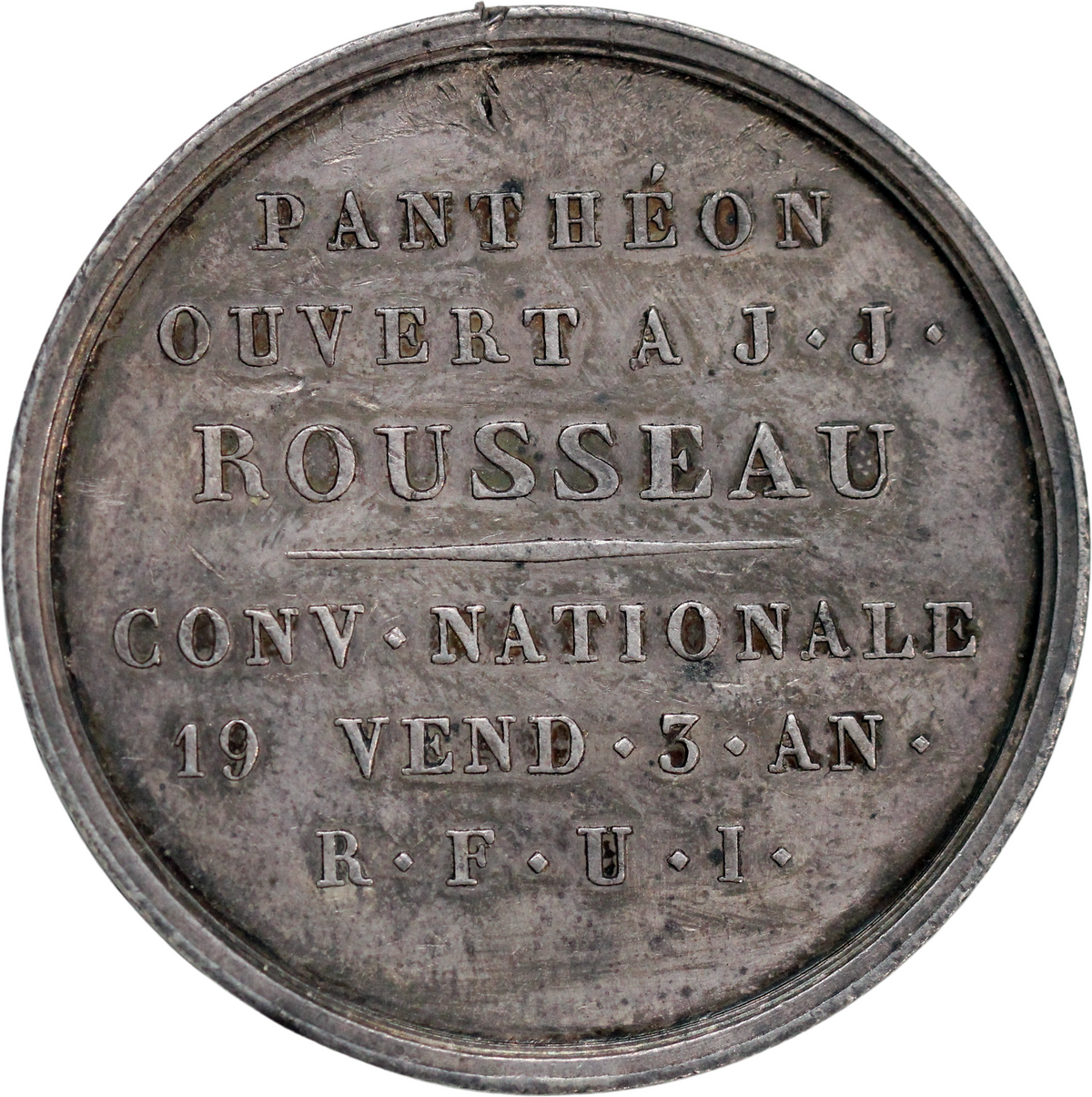 1794 France Jacques Rousseau AR Medal