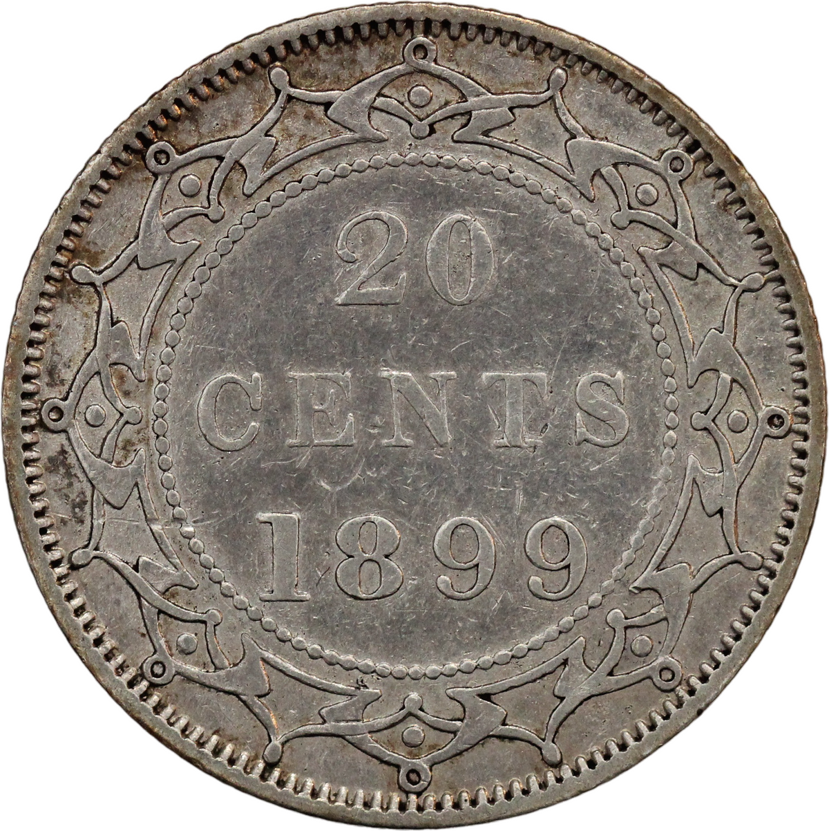 1890 Canada Newfoundland AR 20 Cents