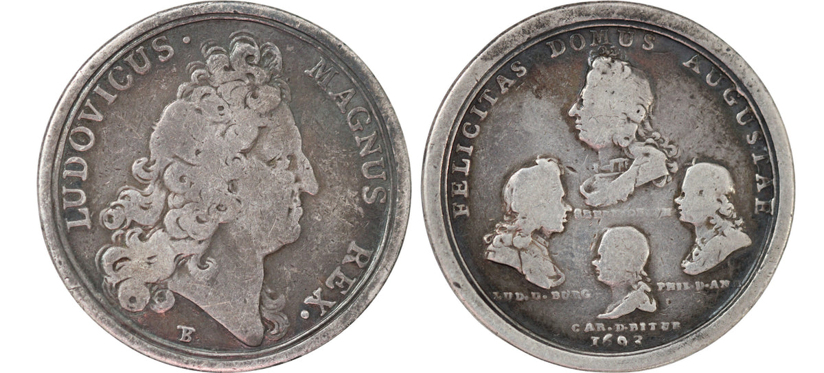 1693 New France AR Indian Peace Medal
