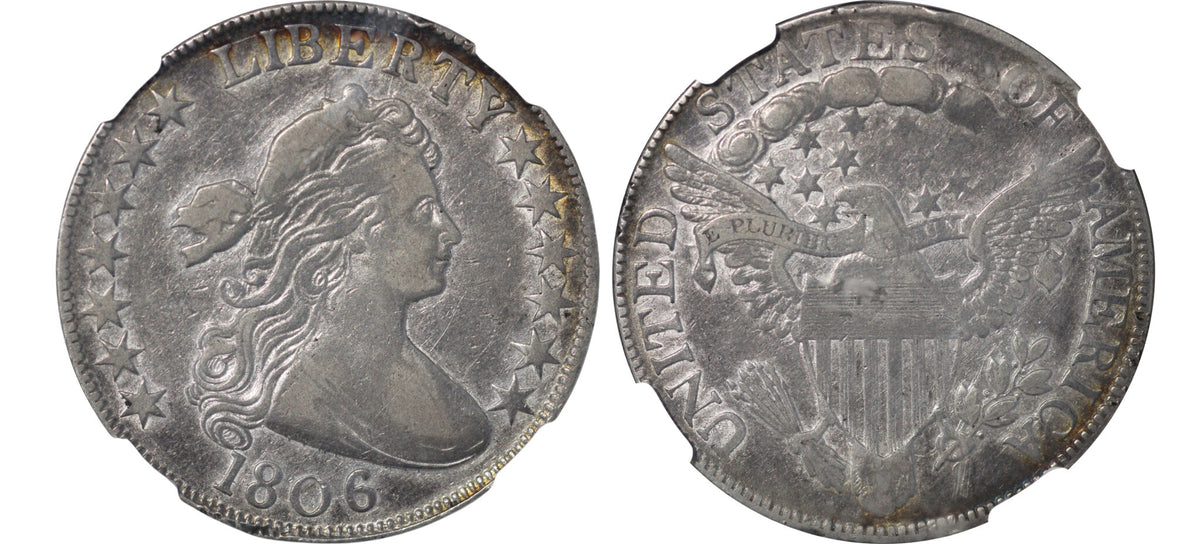 1806 United States AR Draped Bust Half NGC VF Details