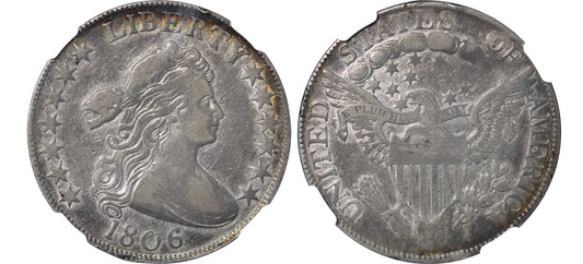 1806 United States AR Draped Bust Half NGC VF Details