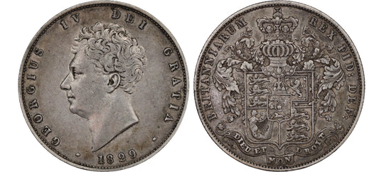 1829 Great Britain AR Halfcrown