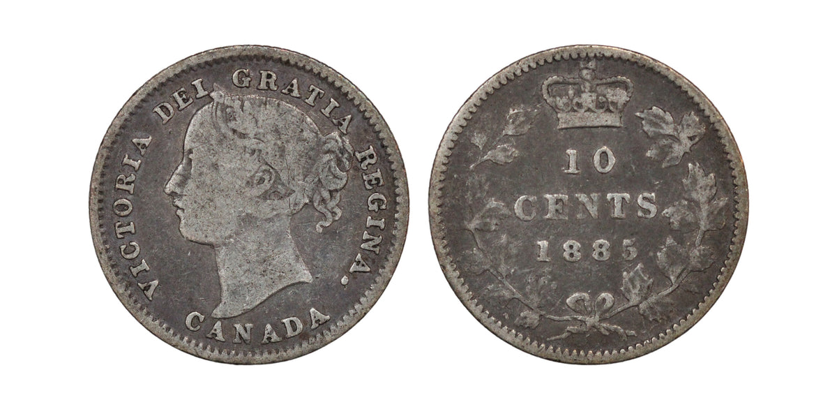 1885 Canada AR 10 Cents