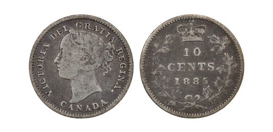 1885 Canada AR 10 Cents