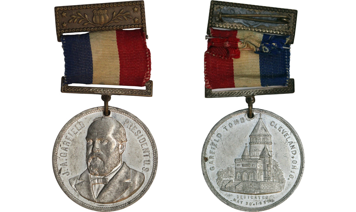 1890 United States WM Garfield Funeral Medal