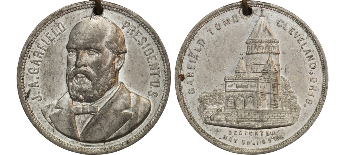 1890 United States WM Garfield Funeral Medal