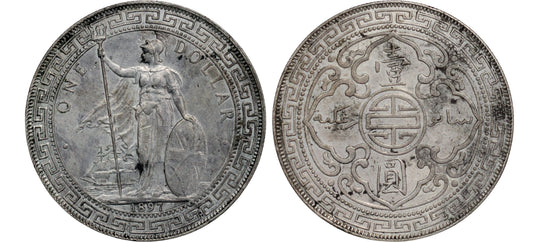 1897B Great Britain AR Trade Dollar