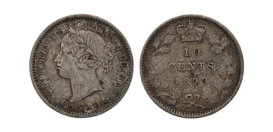 1899 Canada AR 10 Cents