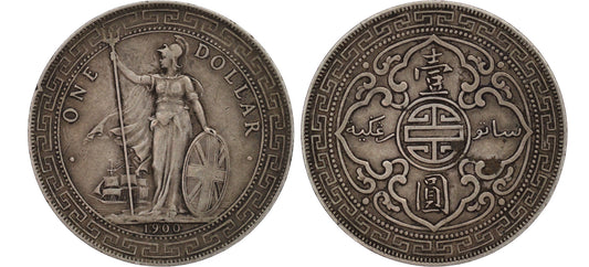 1900B Great Britain AR Trade Dollar