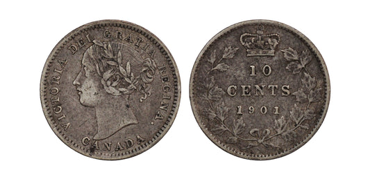 1901 Canada AR 10 Cents