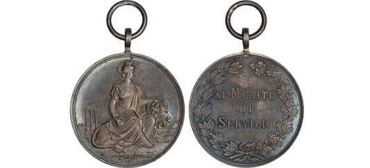 1907 Italy AR Police Medal