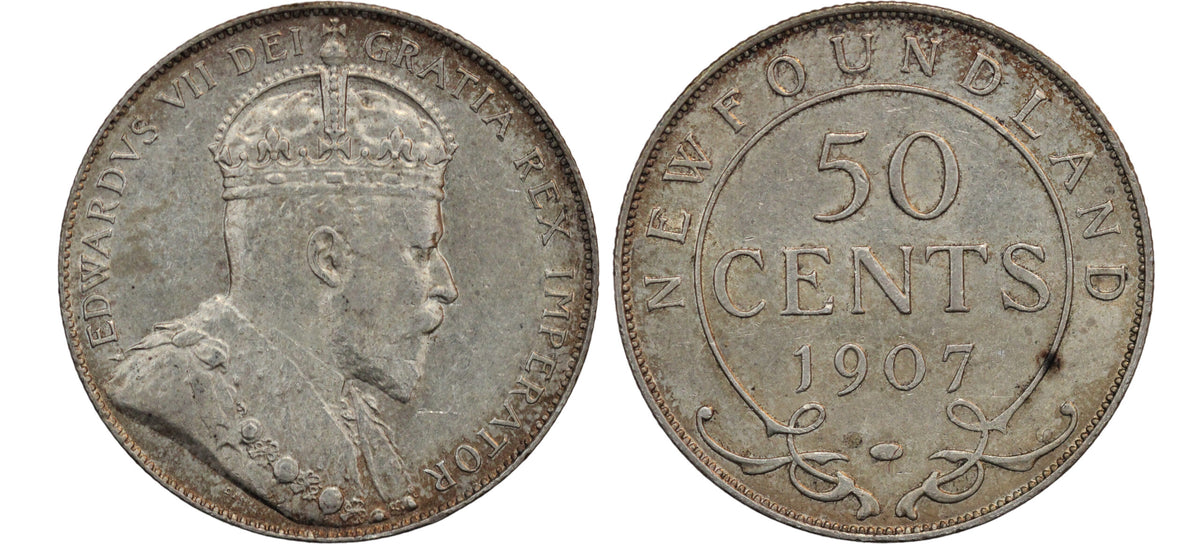 1907 Canada Newfoundland AR 50 Cents
