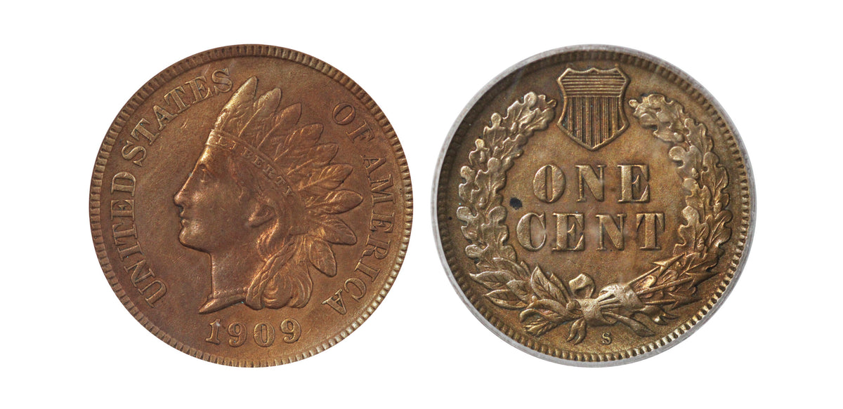 1909-S United States AE Indian Head Cent PCGS Genuine