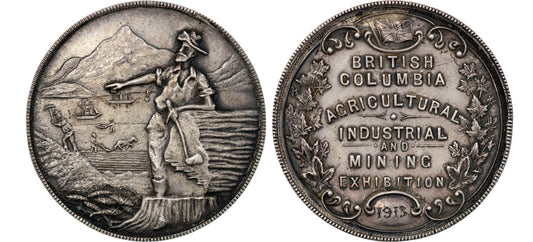 1913 Canada British Columbia AR Exhibition Medal