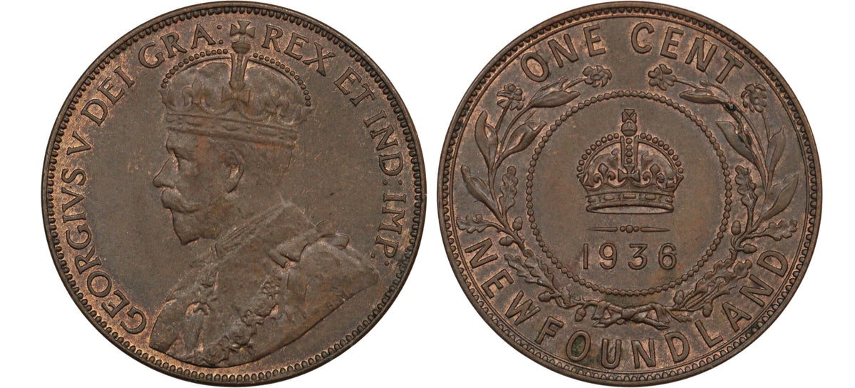 1936 Canada Newfoundland AE Large Cent