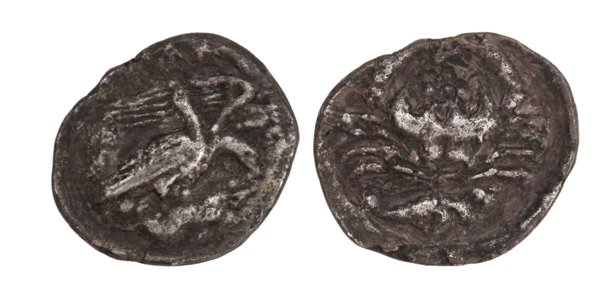 410-06BC Ancient Greece Sicily Akragas AR Litra