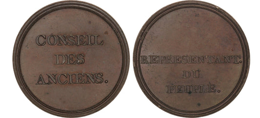 1795-96 France AE Medal Council of Elders