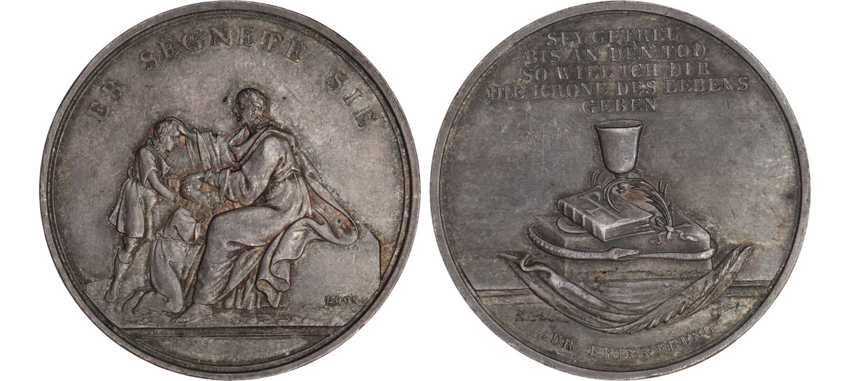 1768-1819 Germany Prussia AR Baptism Medal