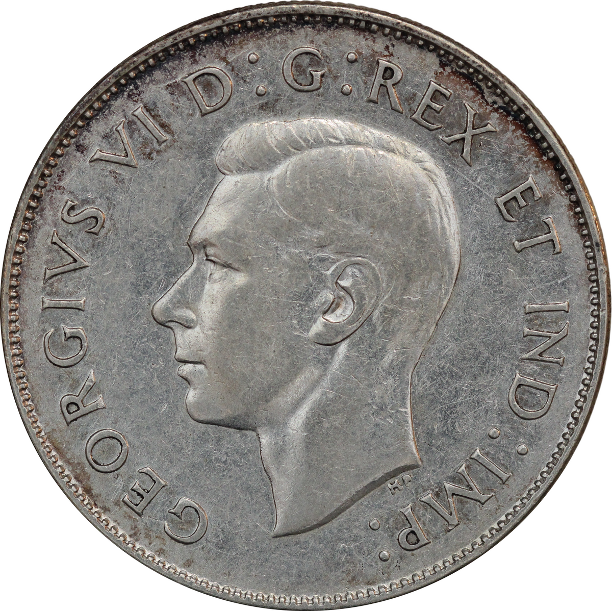1946 Canada AR 50 Cents Hoof in 6
