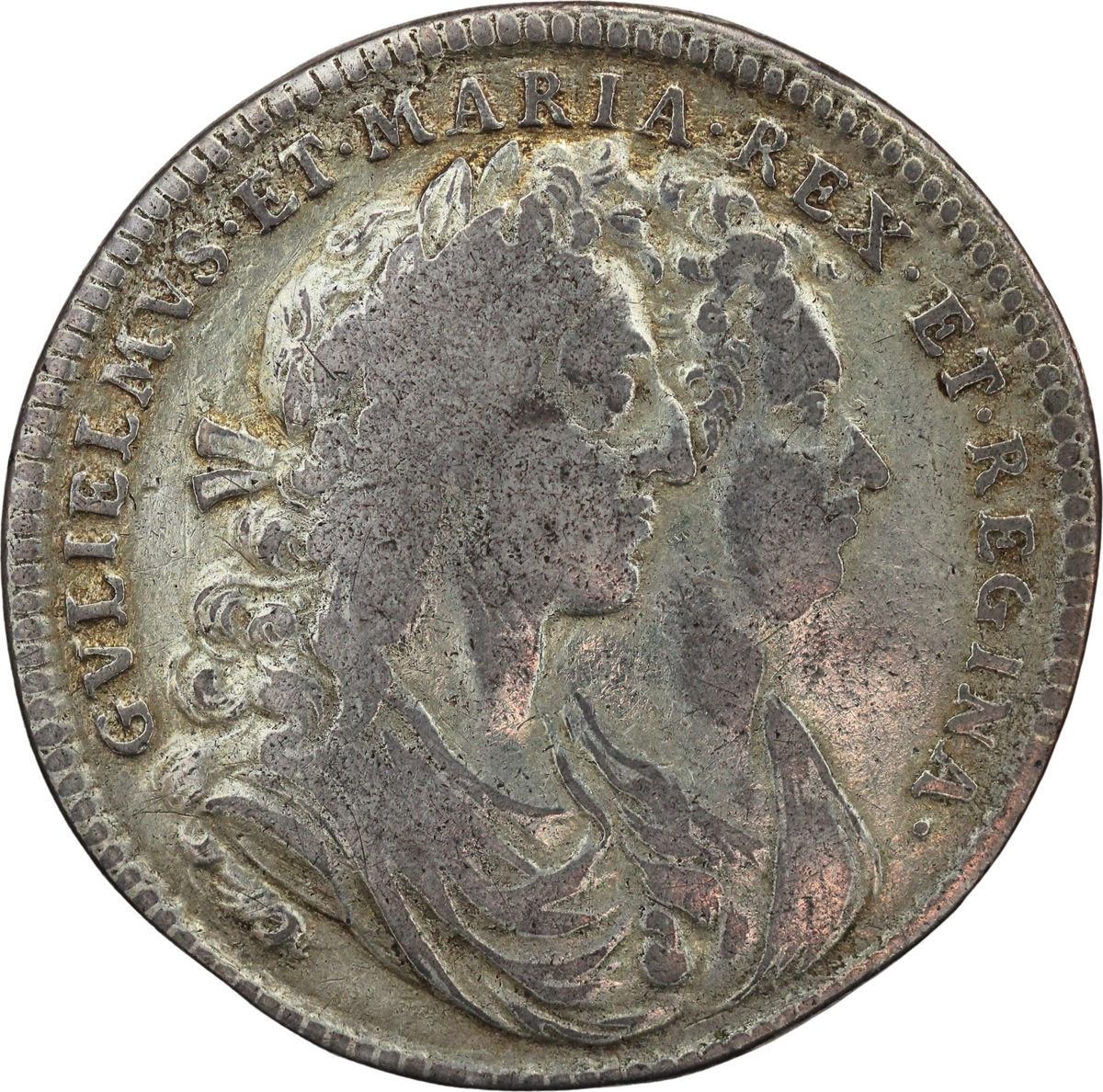 1689 Great Britain William & Mary AR Coronation Medal