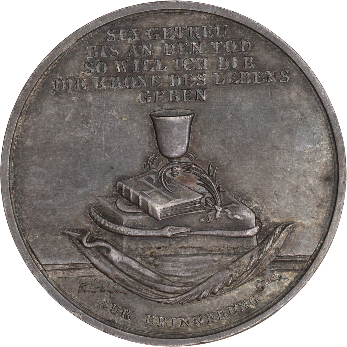 1768-1819 Germany Prussia AR Baptism Medal