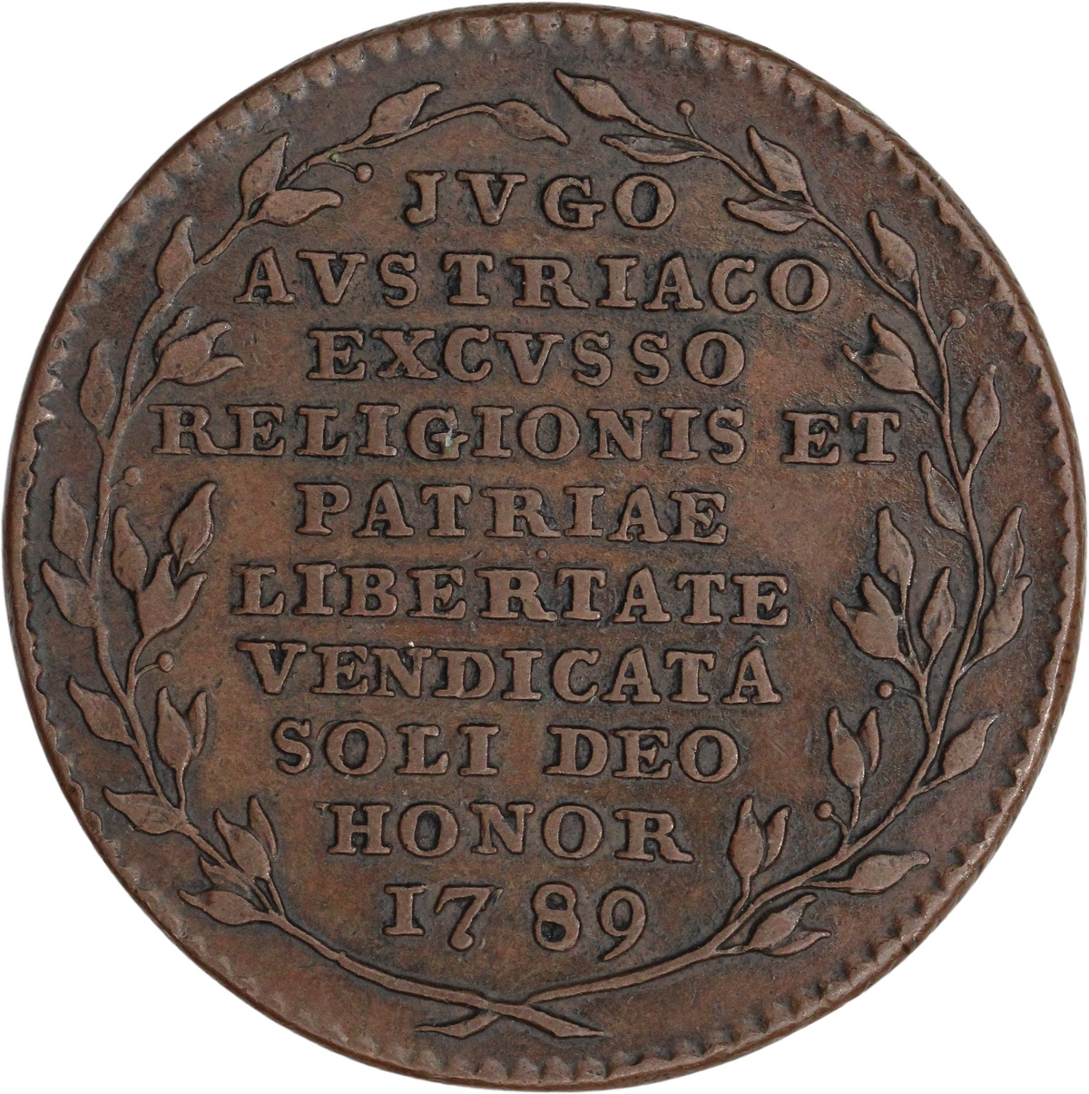 1790 Belgium AE Jeton Brabant Revolution
