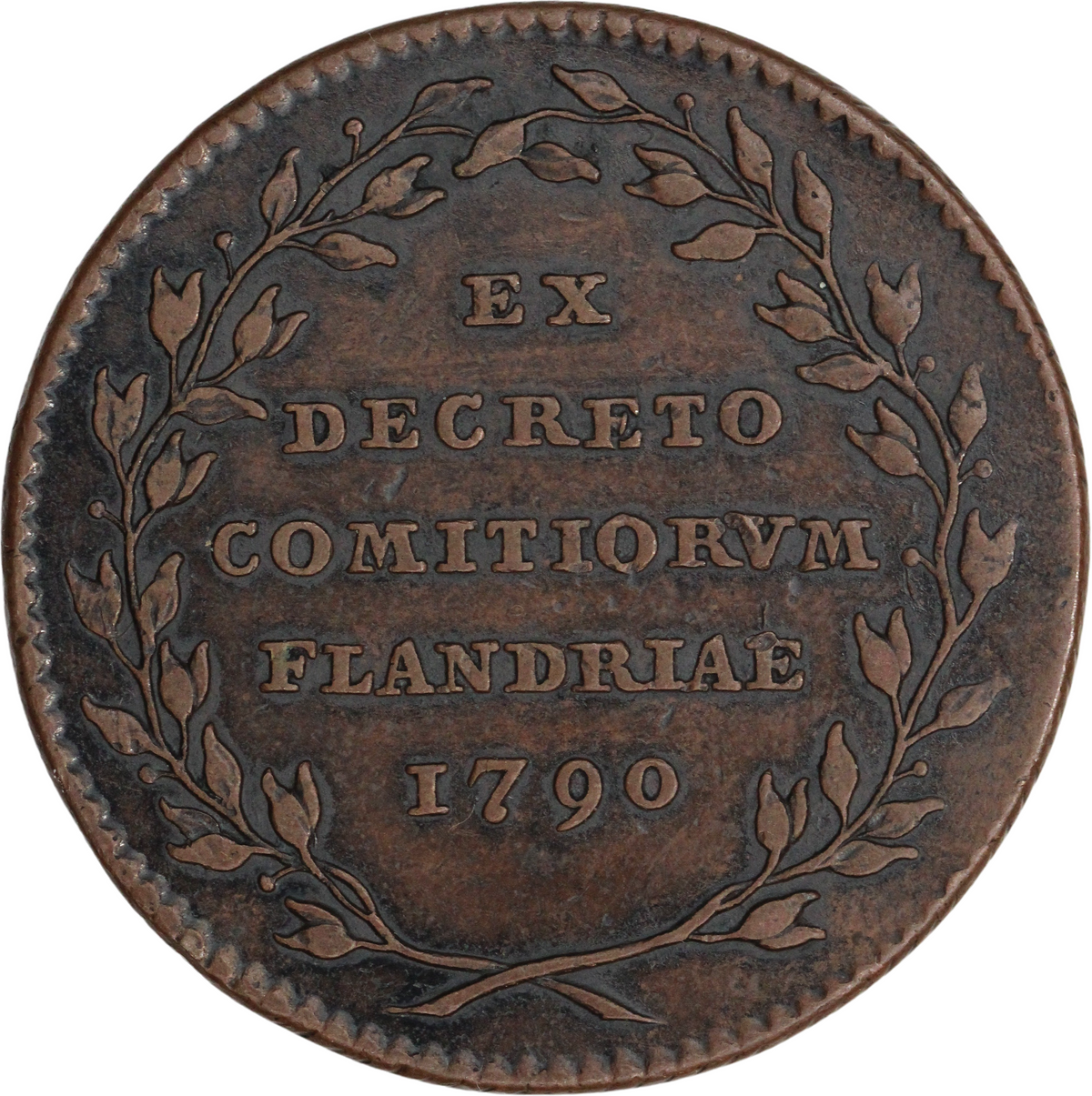 1790 Belgium AE Jeton Brabant Revolution